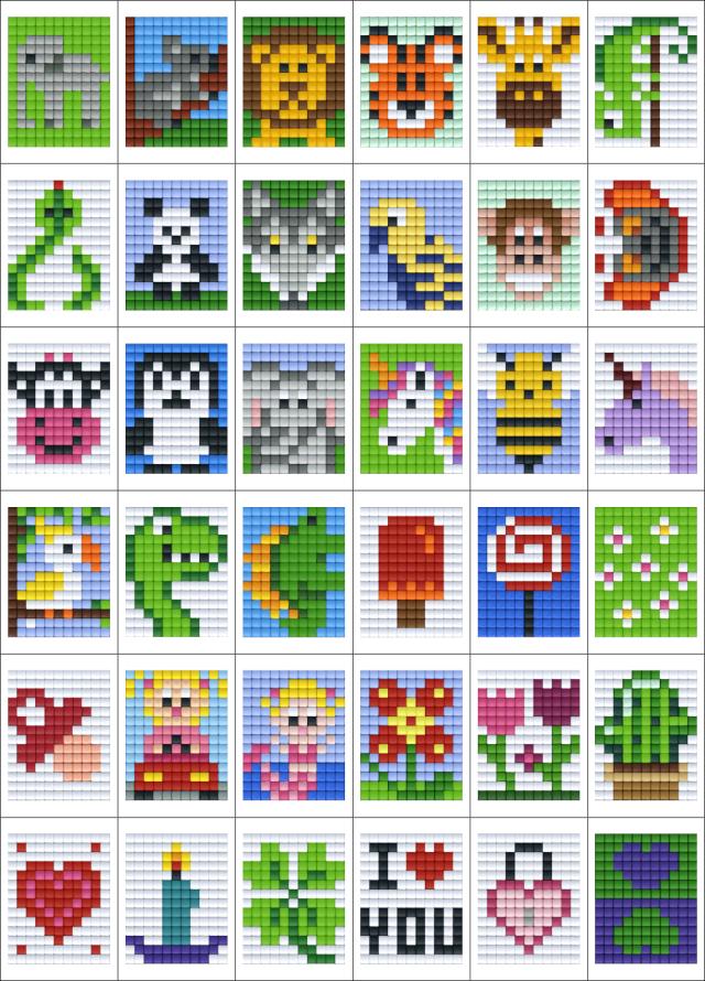 pixel-shop-vorlagen-schluesselanhaenger-medaillons-tiere-emojis-sujets-2.jpg